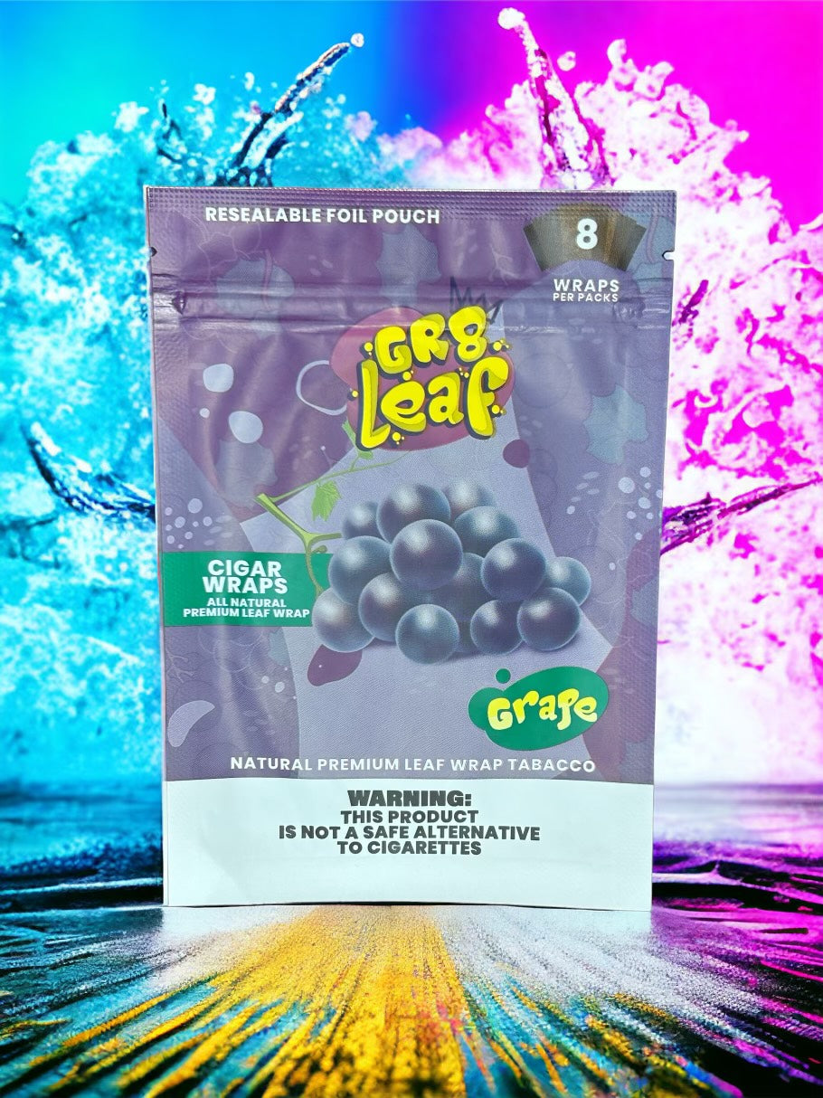 Gr8 Leaf Premium Tobacco Wraps